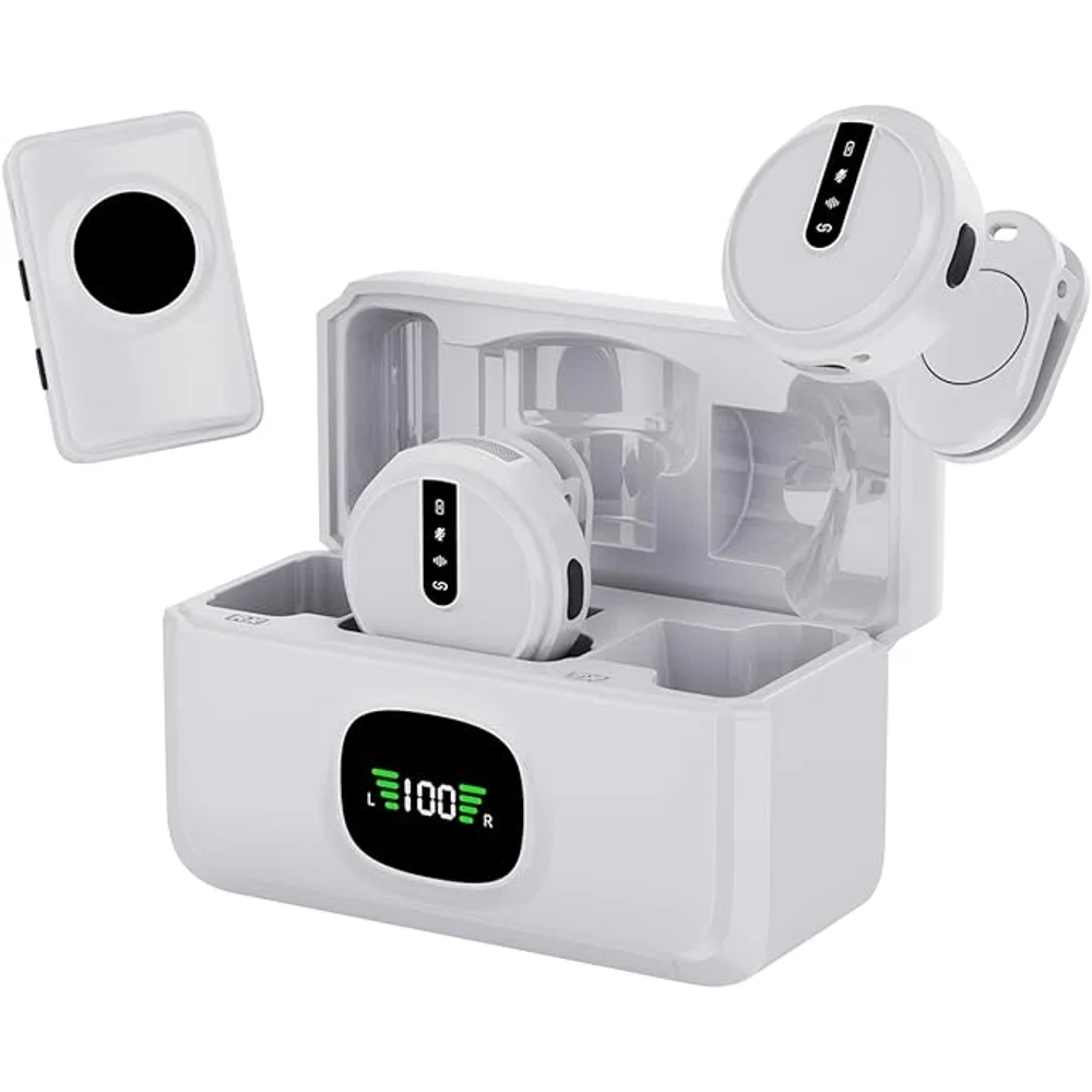 Green Lion GLM Wireless Mic Lite White Wireless Microphone Noise Reduction Long Range 2 Green Lion GLM Wireless Mic Lite White Wireless Microphone Noise Reduction Long Range - Image 2