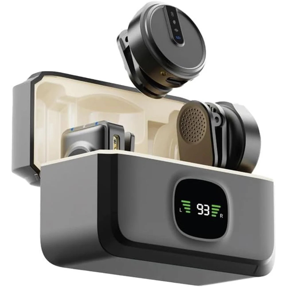 Green Lion GLM Wireless Mic Lite Black Wireless Microphone Noise Reduction Long Range 1 Green Lion GLM Wireless Mic Lite Black