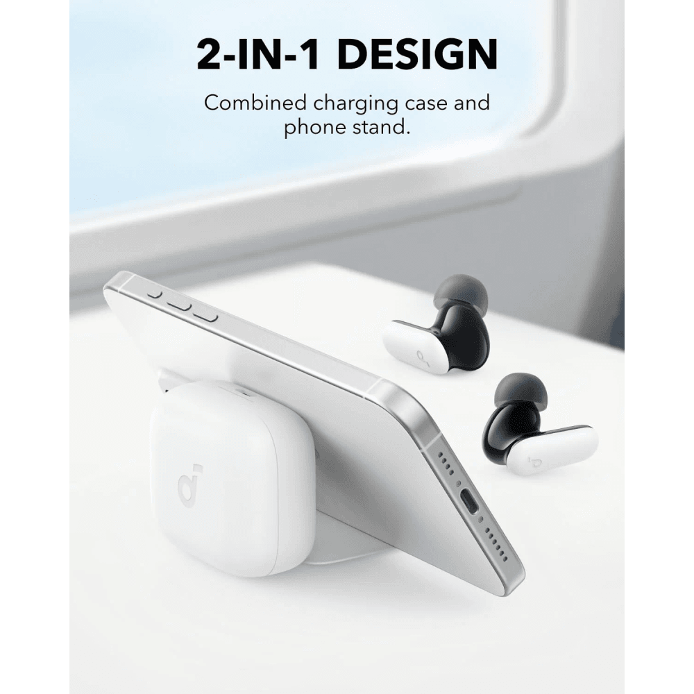 Soundcore P30i by Anker White - Noise Cancelling Earbuds, 45H Playtime 3 Soundcore P30i by Anker White - Noise Cancelling Earbuds, 45H Playtime - Image 3