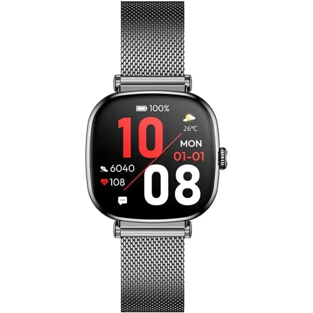 Green Lion Princess Smart Watch Glossy Black AMOLED Display Fitness Tracker Health Monitoring Women's Smartwatch 1 Green Lion Princess Smart Watch Glossy Black AMOLED Display Fitness Tracker Health Monitoring Women's Smartwatch