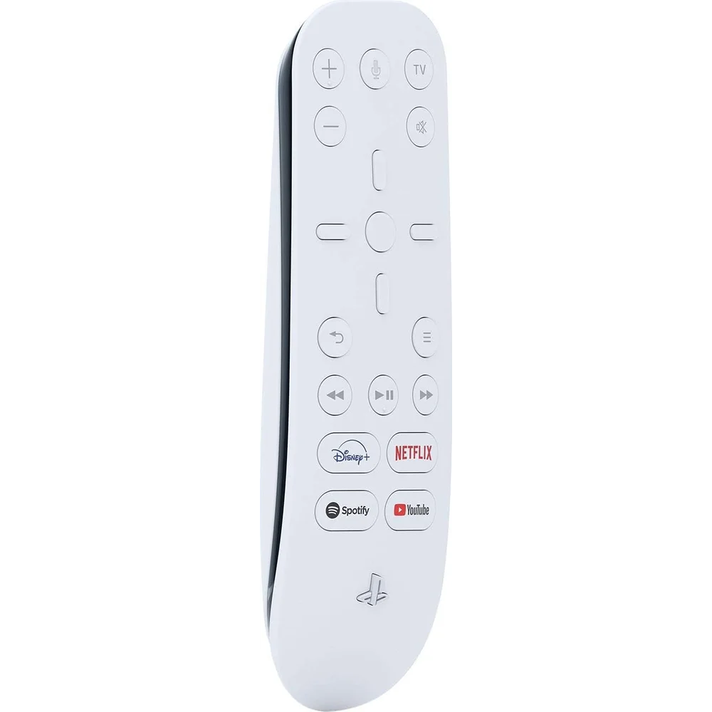 PlayStation 5 Media Remote - Dedicated Streaming Buttons, TV Control, USB-C 4 PlayStation 5 Media Remote close-up detail