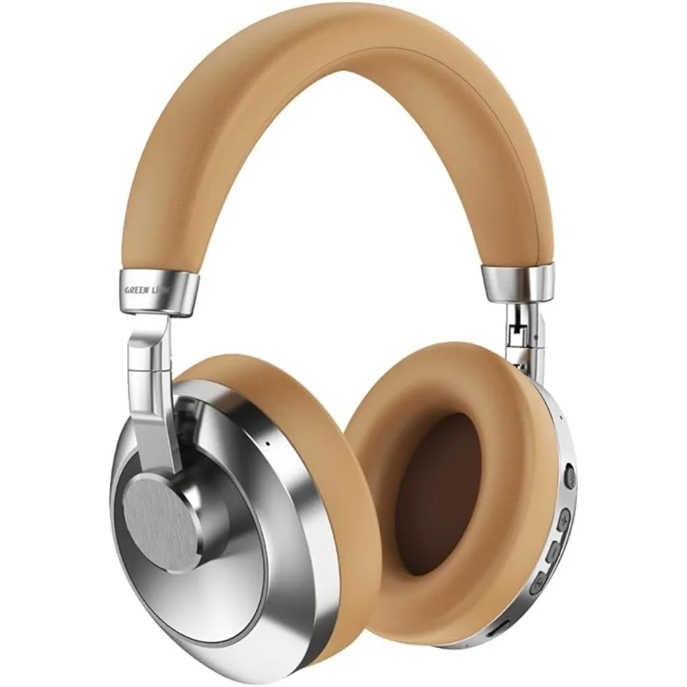 Green Lion Rhythm X50 ANC Wireless Headphone Brown 30dB ANC Bluetooth 6.0 1.5h Charge Green Lion Rhythm X50 Brown