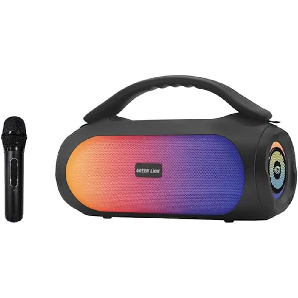 Green Lion Monica Wireless Speaker with Mic Bluetooth 5.3 Hands Free Calling Portable Speaker 15W Sound 1 Green Lion Monica Wireless Speaker with Mic Bluetooth 5.3 Hands Free Calling Portable Speaker 15W Sound