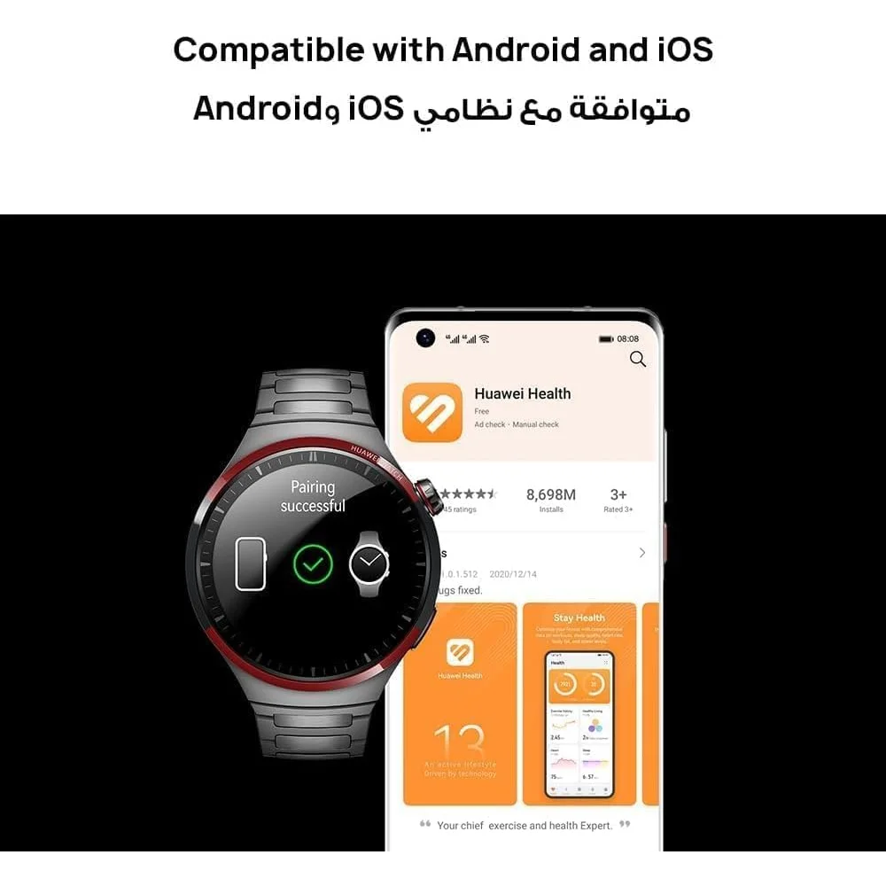 HUAWEI Watch 4 Pro Space Edition Smartwatch Space Grey - eSIM, Sapphire Glass 4 HUAWEI Watch 4 Pro Space Edition Smartwatch Space Grey - eSIM, Sapphire Glass - Image 4