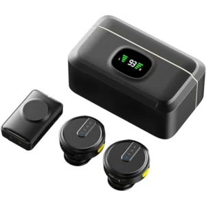 Green Lion GLM Wireless Mic Lite Black  Wireless Microphone Noise Reduction Long Range