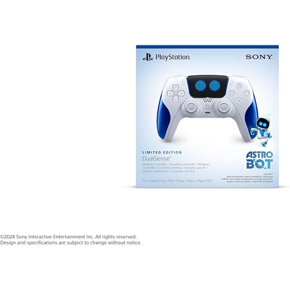 PS5 DualSense Wireless Controller V2 Astro Bot Limited Edition - Haptic Feedback, Adaptive Triggers 5 DualSense Astro Bot Limited Edition rear view