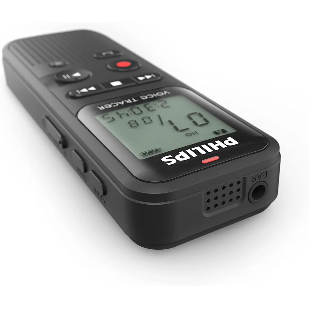 Philips voice recorder DVT1160 Black - 8GB Memory, Stereo Mics, Long Battery 8 Philips voice recorder DVT1160 Black - 8GB Memory, Stereo Mics, Long Battery - Image 8