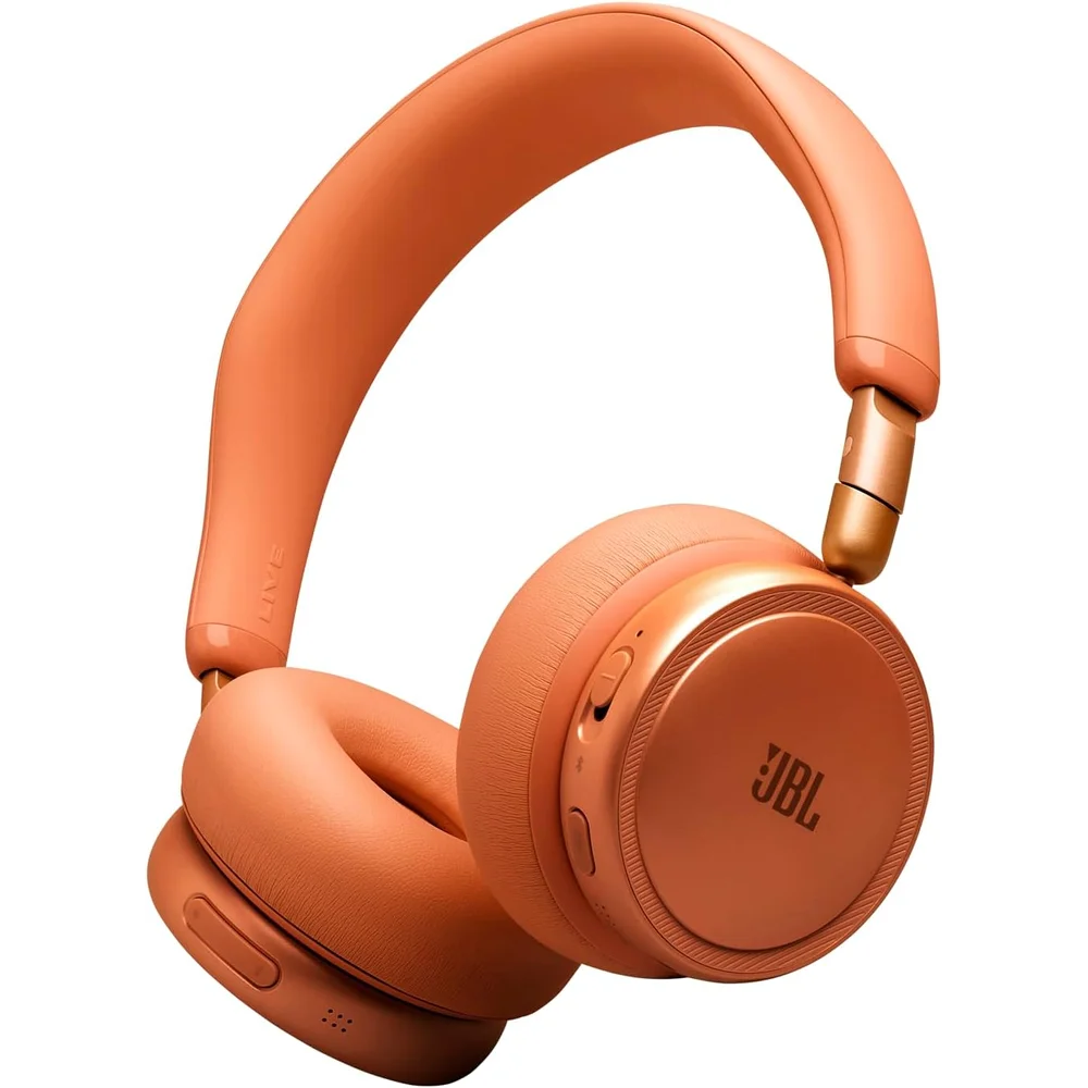 JBL Live 680NC Wireless On-Ear Headphones - 80H Battery, Adaptive ANC, Orange 1 JBL Live 680NC Wireless On-Ear Headphones - 80H Battery, Adaptive ANC, Orange