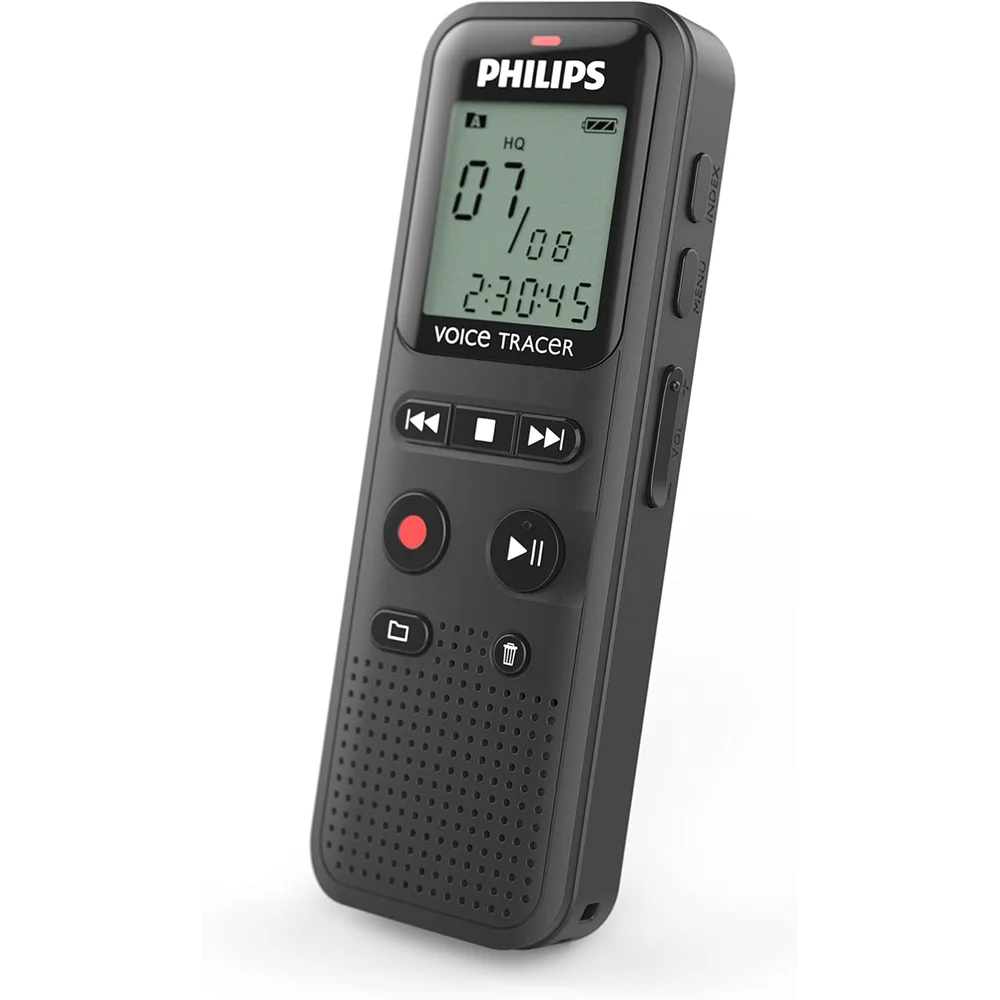 Philips voice recorder DVT1160 Black - 8GB Memory, Stereo Mics, Long Battery 5 Philips voice recorder DVT1160 Black - 8GB Memory, Stereo Mics, Long Battery - Image 5
