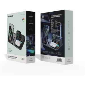 Green Lion 6 IN 1 Multifunctional Wireless Charger Multi Device Charging Station Fast Wireless Charging Phone Watch Earbuds Charger
