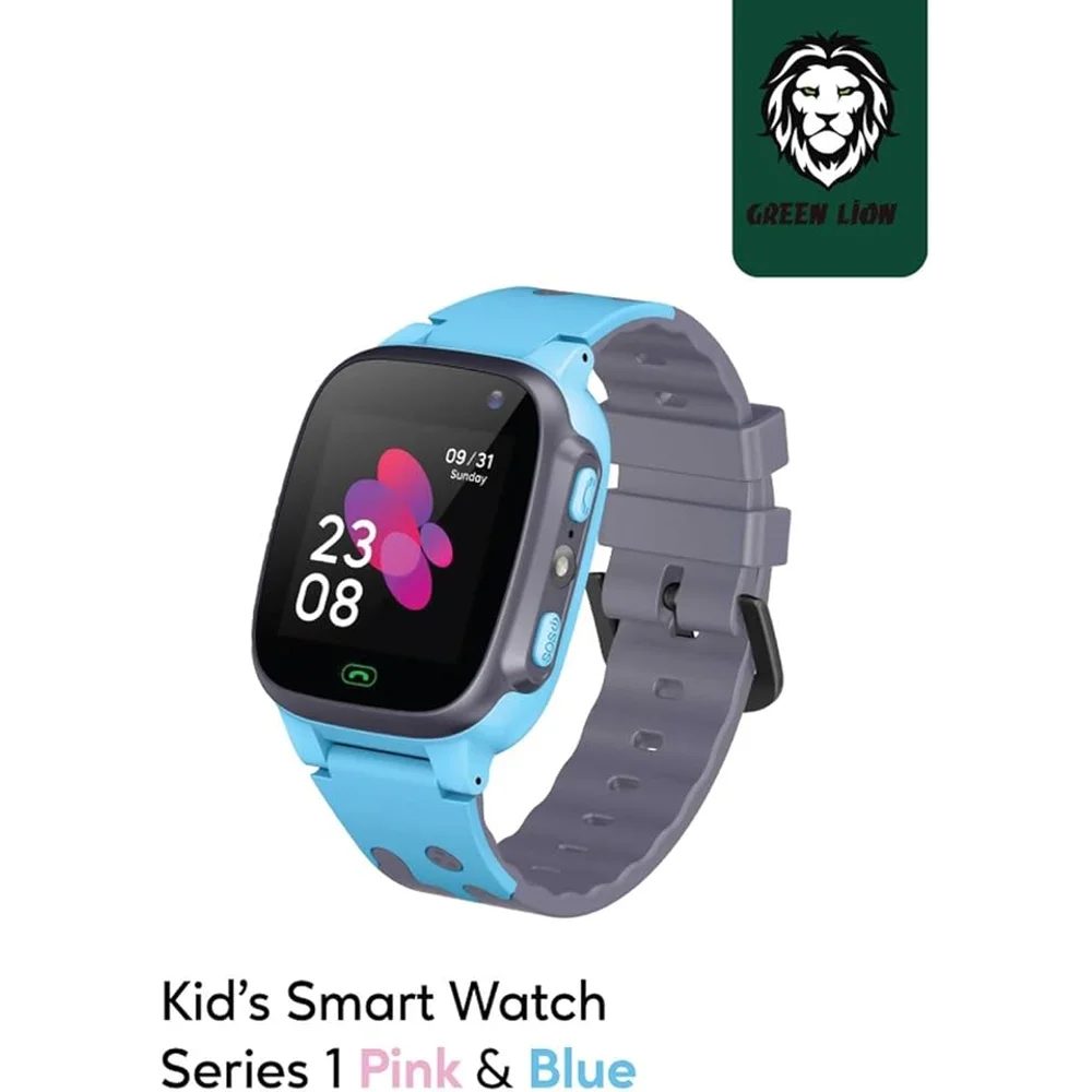 Green Lion Kids Smart Watch Series 1 Blue GPS Tracking Kids Smartwatch Parental Control Fitness Tracker 3 Green Lion Kids Smart Watch Series 1 Blue GPS Tracking Kids Smartwatch Parental Control Fitness Tracker - Image 3