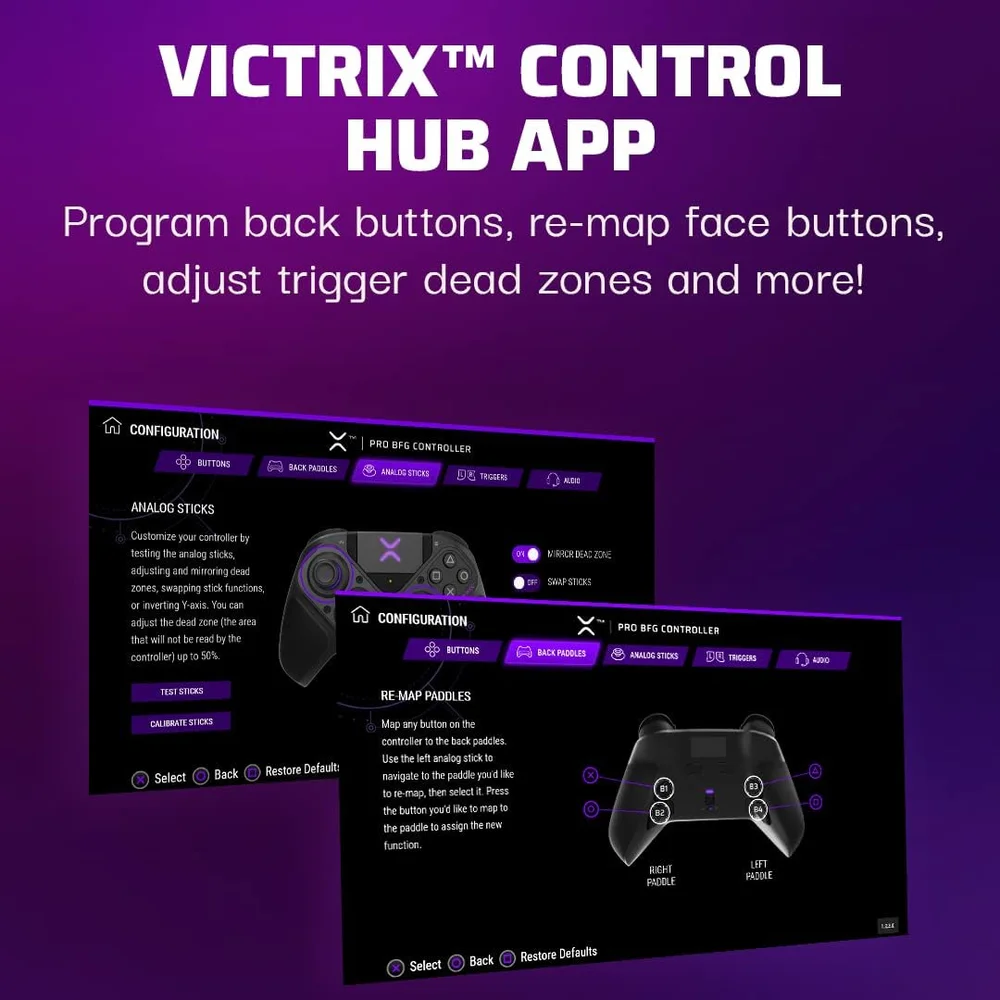Victrix Pro BFG Wireless Controller Black - Modular PS5/PS4/PC Gamepad 6 Victrix Pro BFG Wireless Controller Black - Modular PS5/PS4/PC Gamepad - Image 6