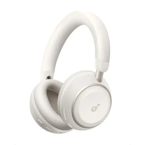 Soundcore Space 2 by Anker Linen White - Active Noise Cancelling Headphones, 50H Playtime, LDAC Hi-Res
