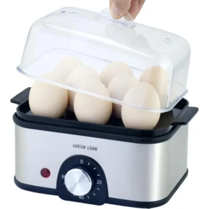 Green Lion 3 Tier Egg Cooker 500W Electric Egg Boiler Auto Shut Off 21 Egg Capacity