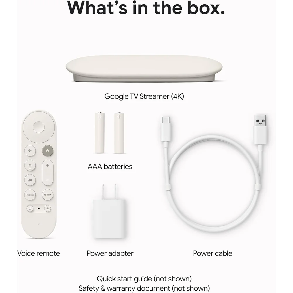 Google TV Streamer 4K Porcelain - 32GB Storage, Smart Home Hub, Voice Remote 9 Google TV Streamer 4K Porcelain - 32GB Storage, Smart Home Hub, Voice Remote - Image 9