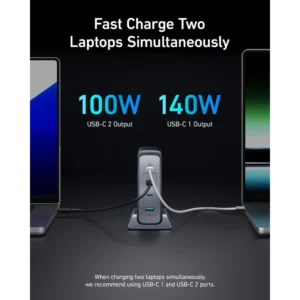 Anker Prime GaN Charger 240W – 4-Port USB C, Fast Compact Charging