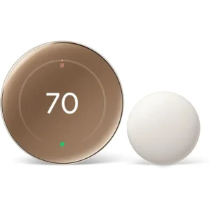 Google Nest Learning Thermostat Pro Edition 4th Gen - Polished Gold