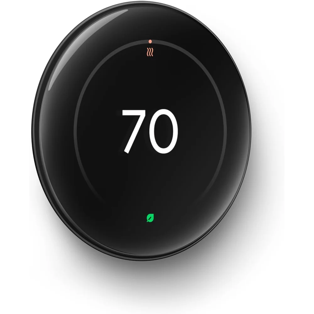 Google Nest Learning Thermostat Pro Edition 4th Gen - Polished Obsidian 2 Google Nest Learning Thermostat Pro Edition 4th Gen - Polished Obsidian - Image 2