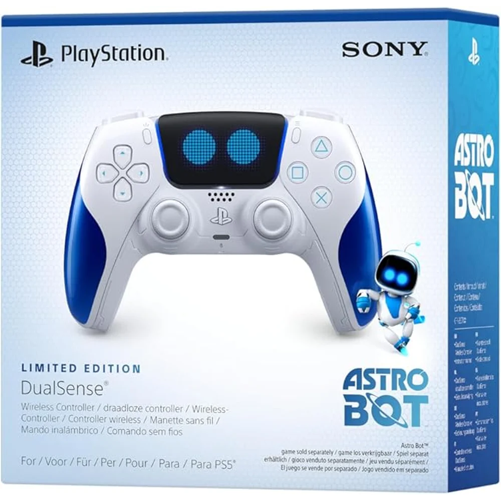 PS5 DualSense Wireless Controller V2 Astro Bot Limited Edition - Haptic Feedback, Adaptive Triggers 3 DualSense Astro Bot Limited Edition design detail close-up