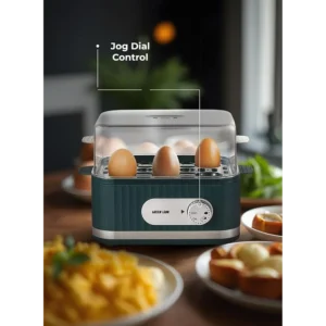 Green Lion Smart Egg Cooker White Digital Display 14 Egg Capacity Auto Shut Off BPA Free