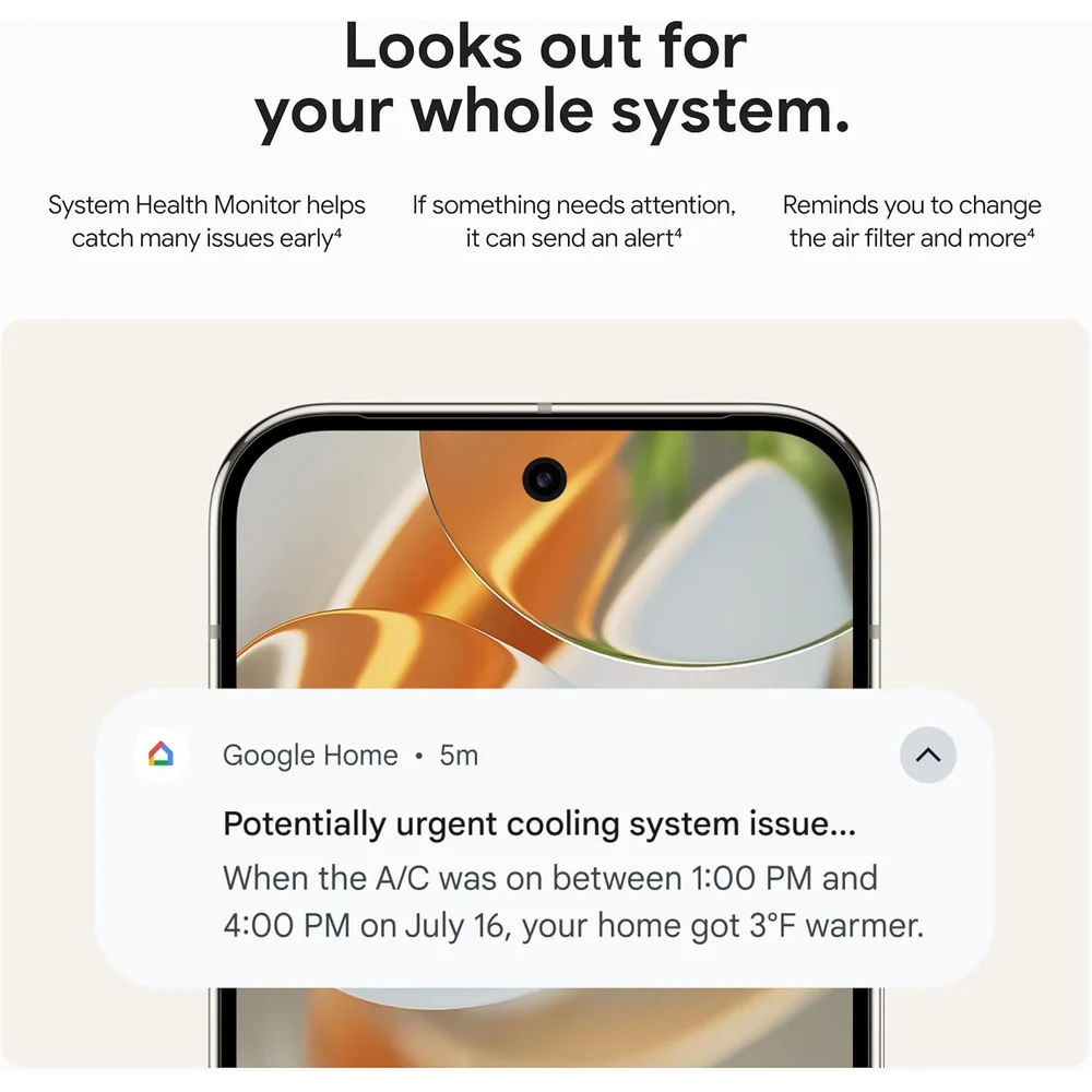 Google Nest Learning Thermostat Pro Edition 4th Gen - Polished Obsidian 6 Google Nest Learning Thermostat Pro Edition 4th Gen - Polished Obsidian - Image 6