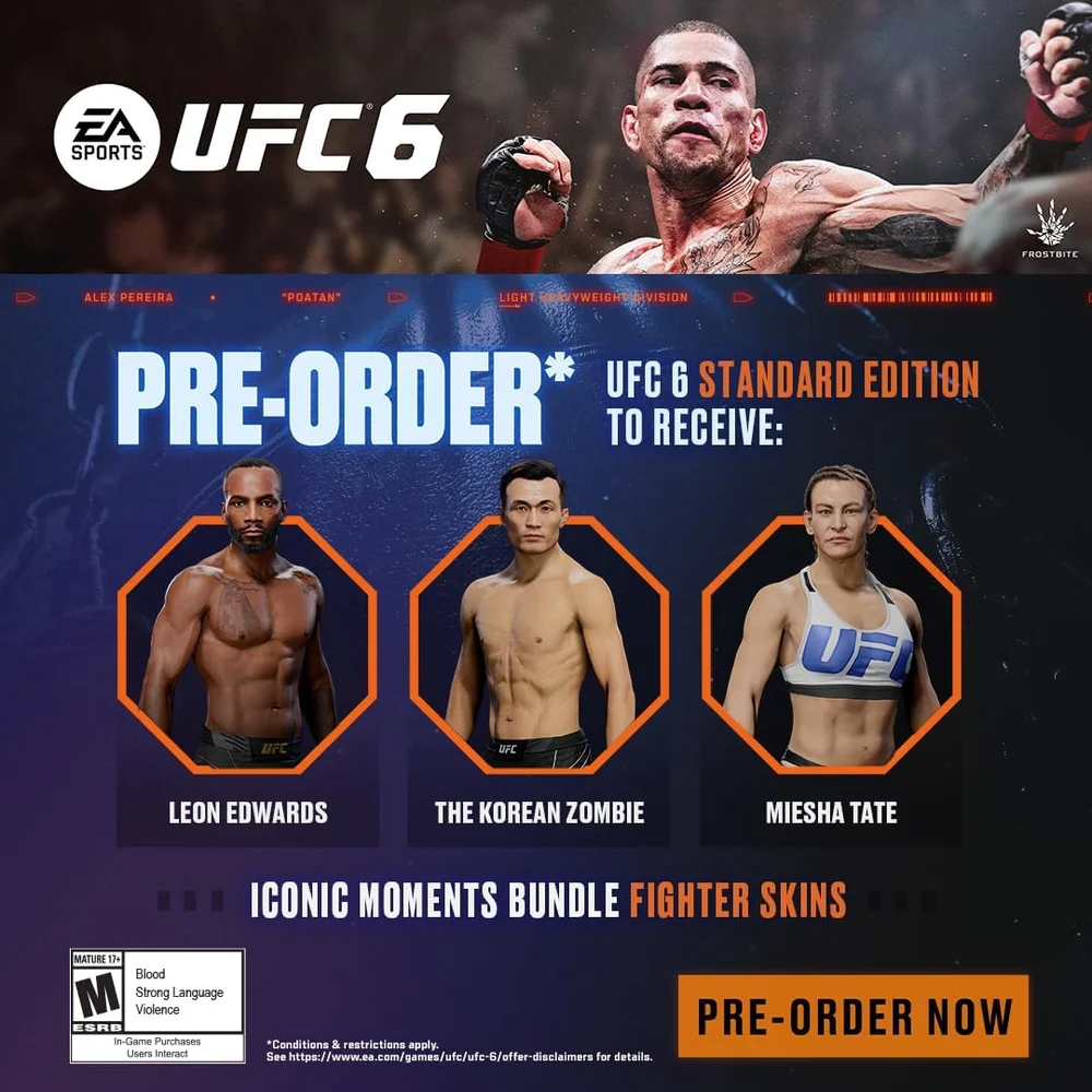 EA SPORTS UFC 6 PS5 - Next-Gen MMA Fighting, Authentic Combat 2 EA SPORTS UFC 6 PS5 - Next-Gen MMA Fighting, Authentic Combat - Image 2