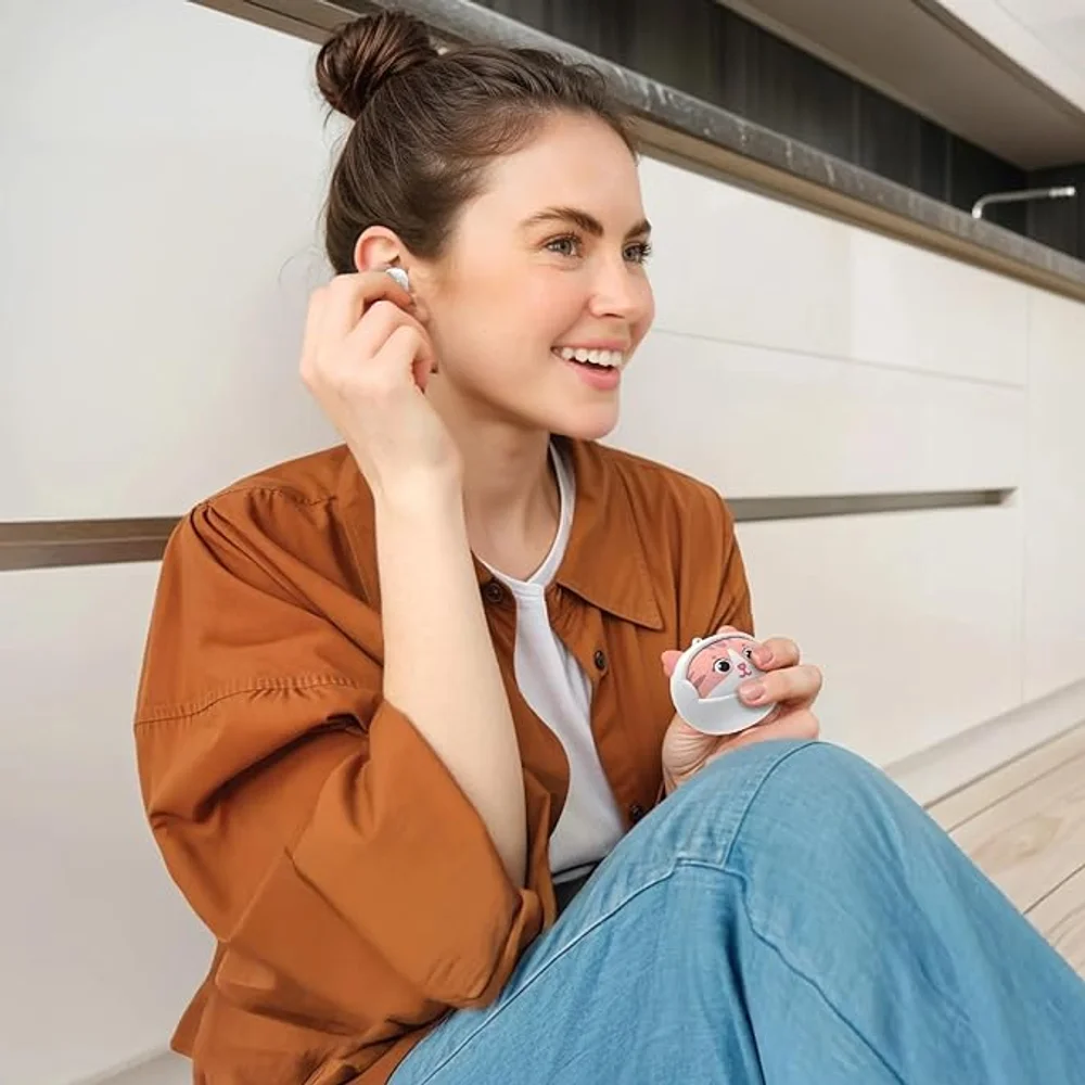 Green Lion Kitty Beats True Wireless Earbuds Bluetooth 5.3 Touch Control Noise Cancellation 3 Green Lion Kitty Beats True Wireless Earbuds Bluetooth 5.3 Touch Control Noise Cancellation - Image 3