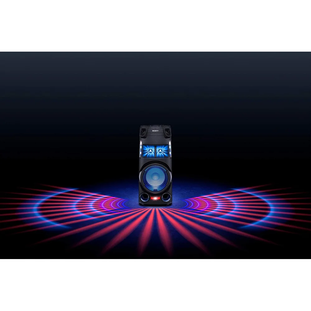 Sony MHC-V43D High Power Audio System - Bluetooth, Party Lights, DJ Controller 9 Sony MHC-V43D side profile tower design