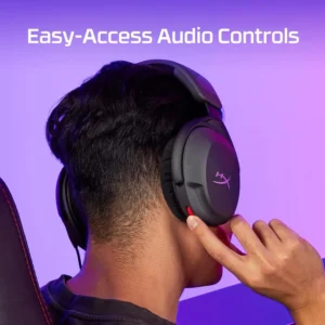 HyperX Cloud Stinger 2 Core Black – DTS Spatial Audio, 50mm Drivers, Wired Gaming Headset