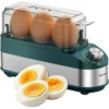 Green Lion Trio Egg Cooker White