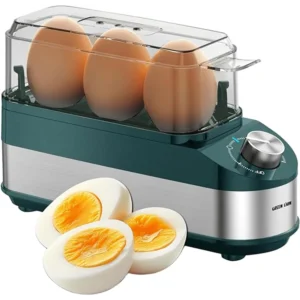 Green Lion Trio Egg Cooker White