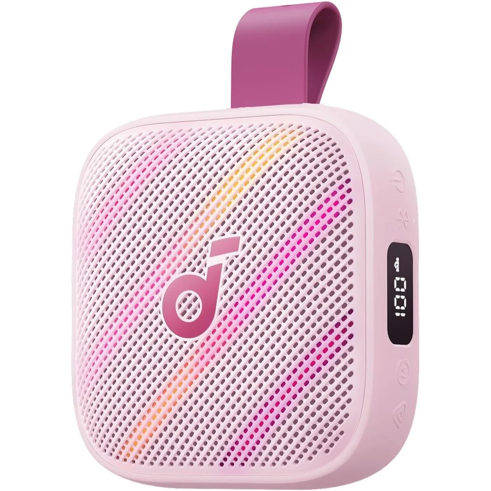 ANKER soundcore Boom Go 3i Pink - Portable Bluetooth Speaker, 24H, IP68 1 ANKER soundcore Boom Go 3i Pink - Portable Bluetooth Speaker, 24H, IP68