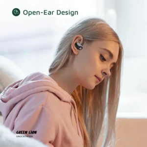 Green Lion Ocean Open Ear Headphones Bluetooth 5.3 Open Ear Design Long Battery Life