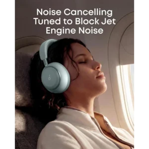 Soundcore Space 2 by Anker Seafoam Green – Active Noise Cancelling Headphones, 50H Playtime, LDAC Hi-Res