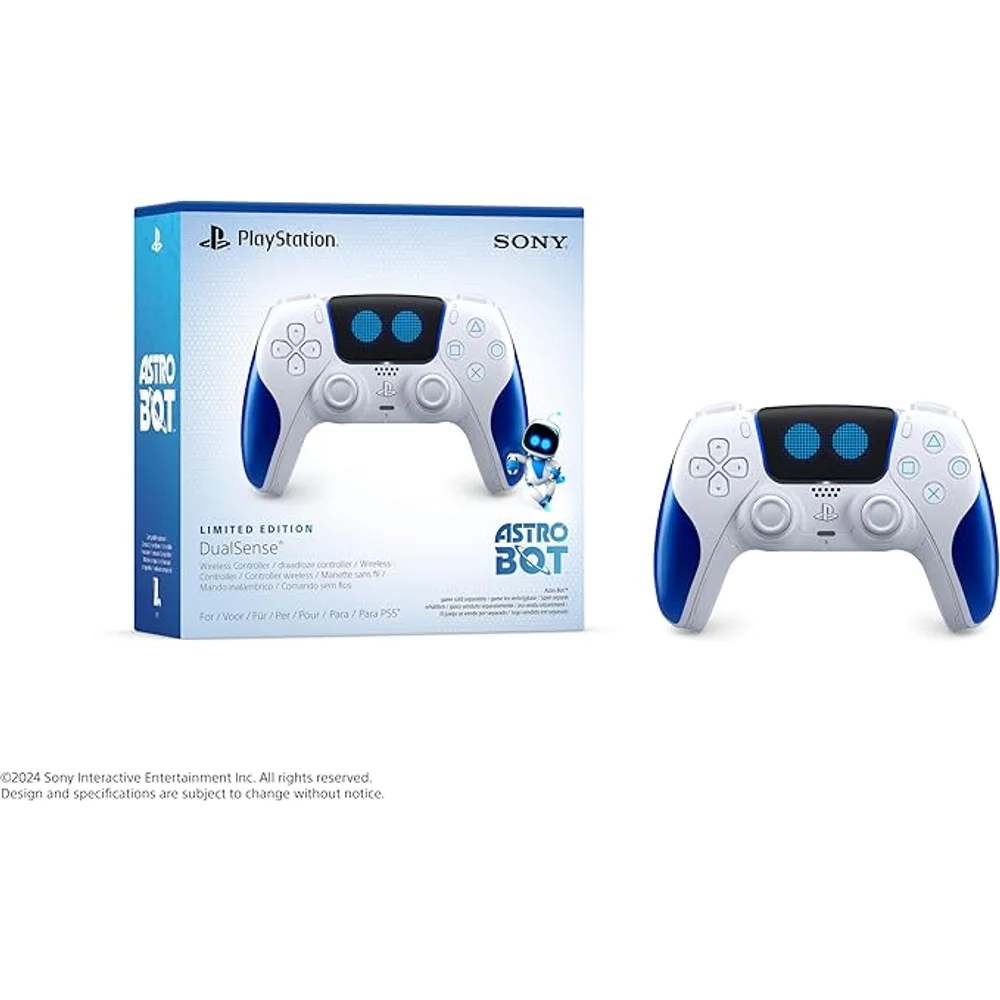 PS5 DualSense Wireless Controller V2 Astro Bot Limited Edition - Haptic Feedback, Adaptive Triggers 4 DualSense Astro Bot Limited Edition touch pad artwork