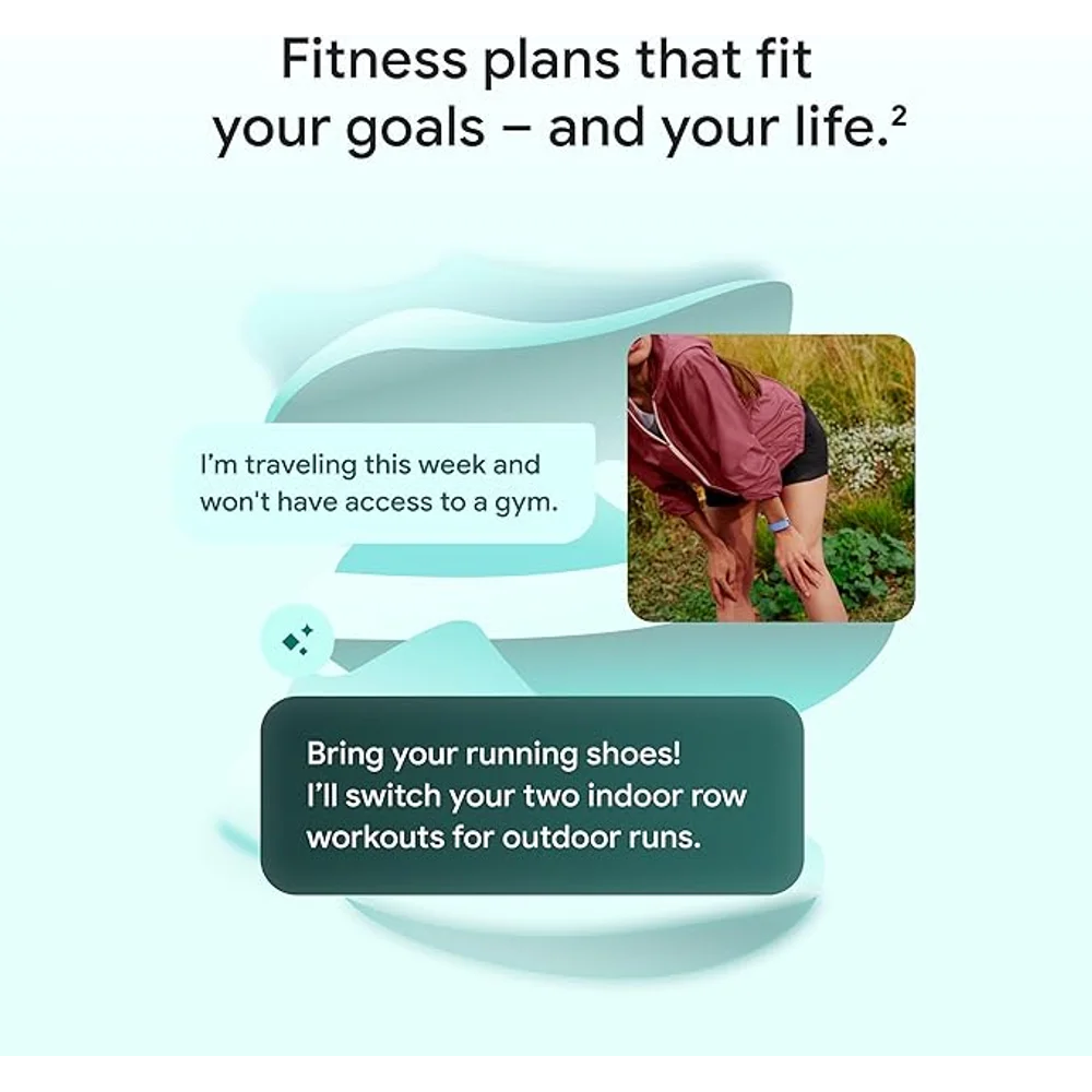 Google Fitbit Air Obsidian - Screenless Activity Tracker, AI Coaching, Heart Rate, Sleep, 7-Day Battery 7 Google Fitbit Air Obsidian - Screenless Activity Tracker, AI Coaching, Heart Rate, Sleep, 7-Day Battery - Image 7
