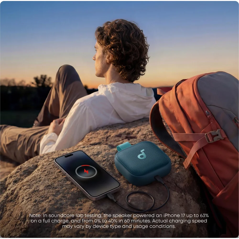ANKER soundcore Boom Go 3i Blue - Portable Bluetooth Speaker, 24H, IP68 6 ANKER soundcore Boom Go 3i Blue - Portable Bluetooth Speaker, 24H, IP68 - Image 6