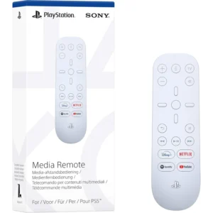 PlayStation 5 Media Remote - Dedicated Streaming Buttons, TV Control, USB-C