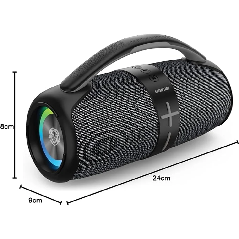 Green Lion Parma Wireless Speaker Bluetooth 5.3 Premium Sound Portable Design Long Battery Life 2 Green Lion Parma Wireless Speaker Bluetooth 5.3 Premium Sound Portable Design Long Battery Life - Image 2