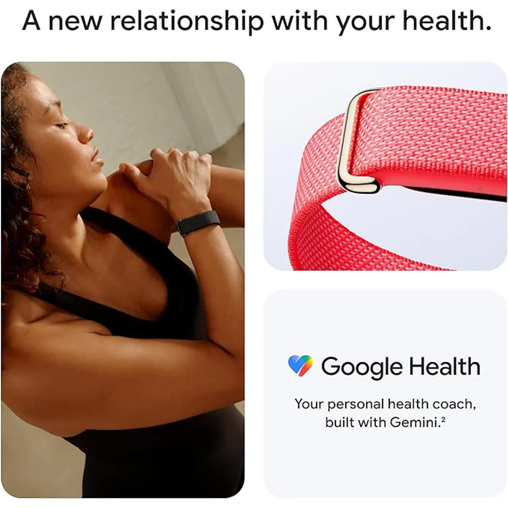 Google Fitbit Air Obsidian - Screenless Activity Tracker, AI Coaching, Heart Rate, Sleep, 7-Day Battery 8 Google Fitbit Air Obsidian - Screenless Activity Tracker, AI Coaching, Heart Rate, Sleep, 7-Day Battery - Image 8