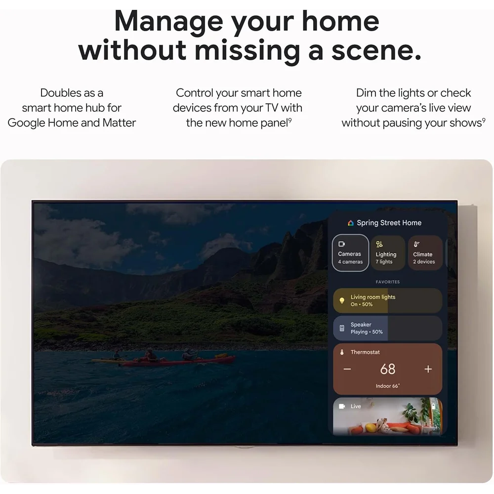 Google TV Streamer 4K Porcelain - 32GB Storage, Smart Home Hub, Voice Remote 7 Google TV Streamer 4K Porcelain - 32GB Storage, Smart Home Hub, Voice Remote - Image 7