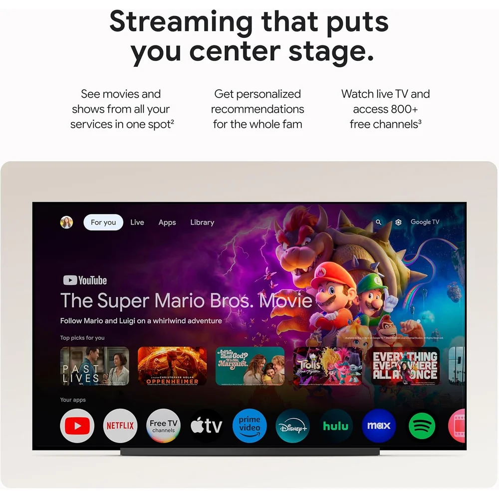 Google TV Streamer 4K Porcelain - 32GB Storage, Smart Home Hub, Voice Remote 5 Google TV Streamer 4K Porcelain - 32GB Storage, Smart Home Hub, Voice Remote - Image 5