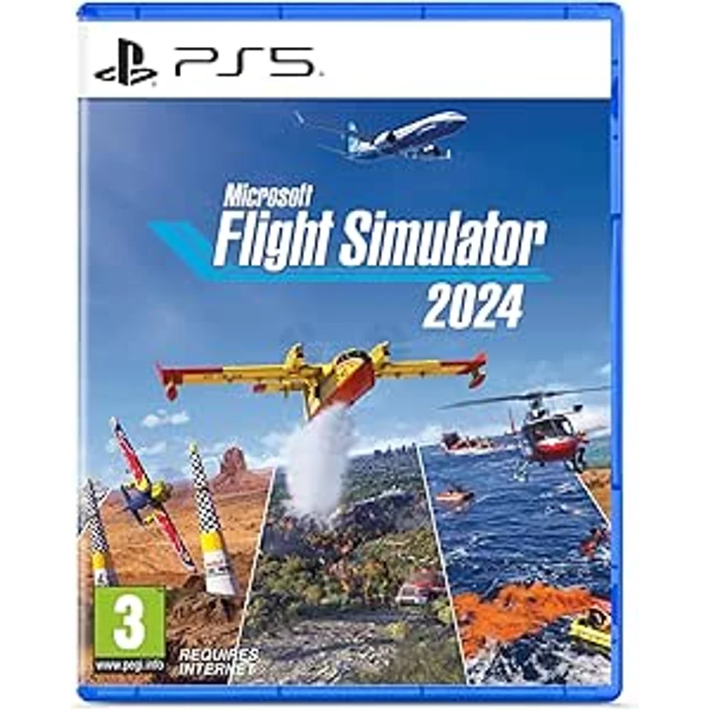 Microsoft Flight Simulator 2024 Standard Edition PS5 - Global Flight, Real-Time Weather 1 Microsoft Flight Simulator 2024 Standard Edition PS5 - Global Flight, Real-Time Weather