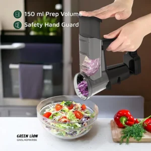 Green Lion Salad Maker Slicing Chopping Shredding Multi Function Vegetable Cutter Food Processor