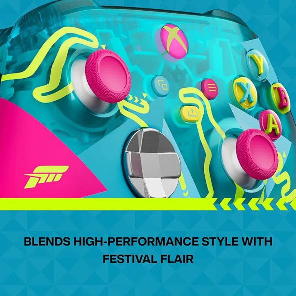 Xbox Wireless Controller Forza Horizon 6 Limited Edition - Series X|S, One, PC, Cloud Gaming 5 Xbox Wireless Controller Forza Horizon 6 Limited Edition product gallery image - Totot.ae