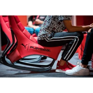 PLAYSEAT PUMA Active Gaming Seat Red – Ergonomic Esports Chair, 4D Armrests