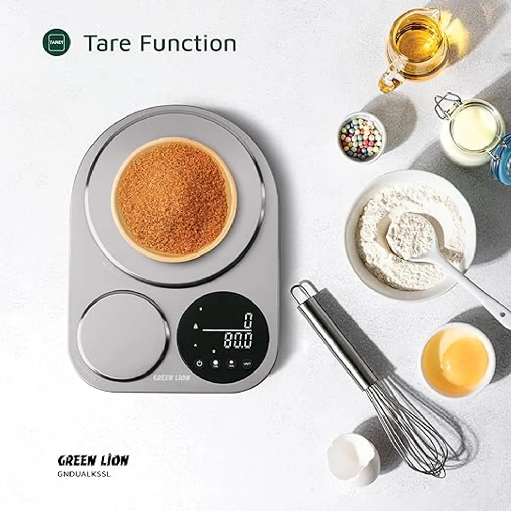 Green Lion Dual Kitchen Scale Digital Food Scale Dual Platform High Precision LCD Display Tare Function 5 Green Lion Dual Kitchen Scale Digital Food Scale Dual Platform High Precision LCD Display Tare Function - Image 5