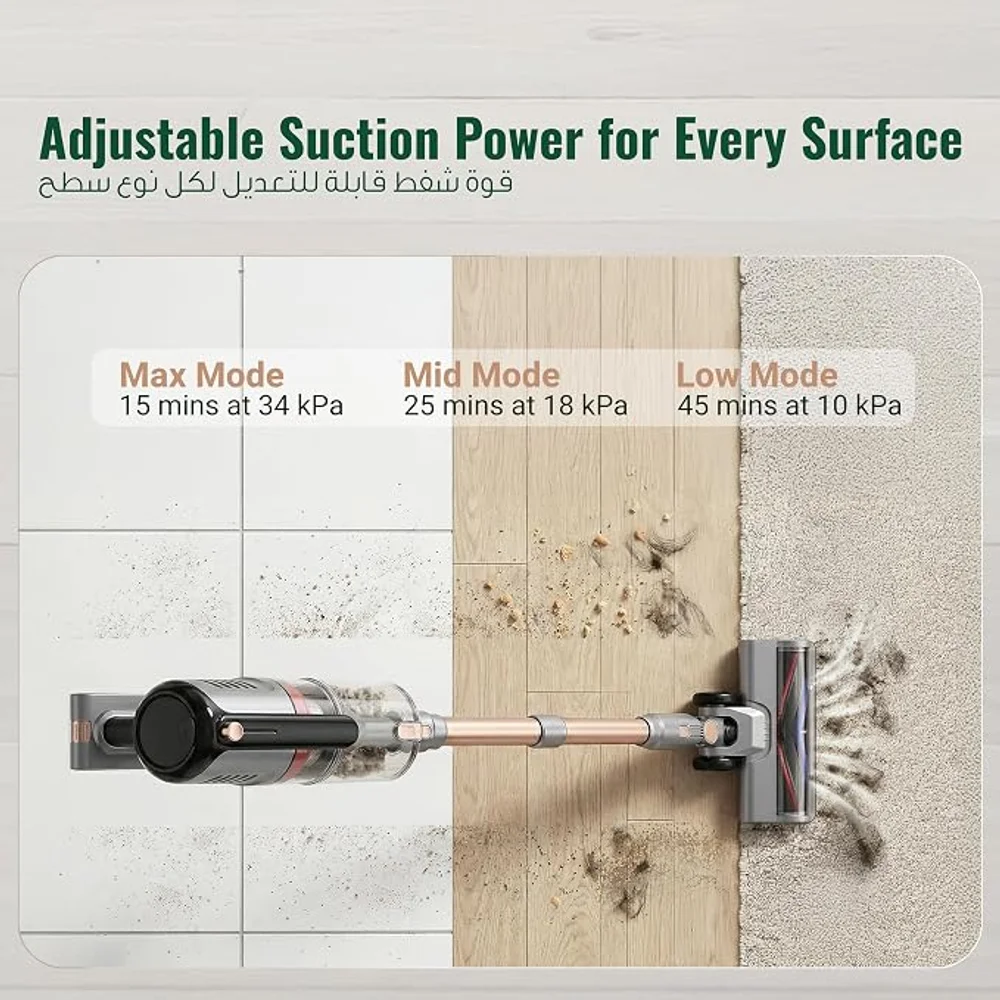Green Lion Force Pro Cordless Vacuum Cleaner Powerful Suction Lightweight Long Battery Life Multi Surface Cleaning 4 Green Lion Force Pro Cordless Vacuum Cleaner Powerful Suction Lightweight Long Battery Life Multi Surface Cleaning - Image 4