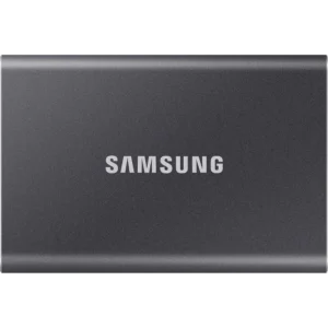 SAMSUNG SSD T7 Portable 1TB - USB 3.2 Gen 2, 1050 MB/s, Gray