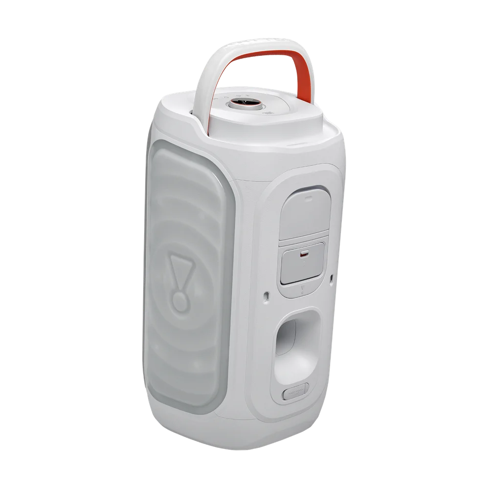 JBL PartyBox 130 White Portable Bluetooth Speaker - 12H Battery, Light Show, IPX4 - Image 8